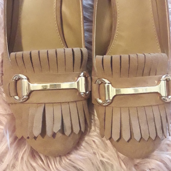 14th & Union Camel Block Heels 7.5 - Picture 6 of 7